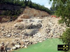 Granit-Steinbruch Oppenrieder am Epprechtstein im Fichtelgebirge, Bayern, (D) (1) 25. Juli 2012.JPG